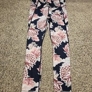Floral Print Athletic Leggings